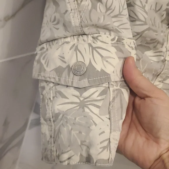 Kikit Jeans skorts size 14 floral tropical print - Picture 7 of 10